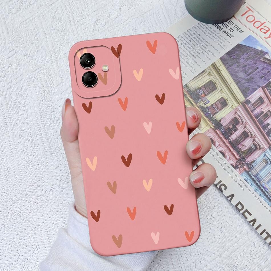 For Samsung Galaxy A04 A04E A04S Phone Case Cat Camera Protection Liquid Silicone Back Cover For Samsung A 04 E S Bumper Shell