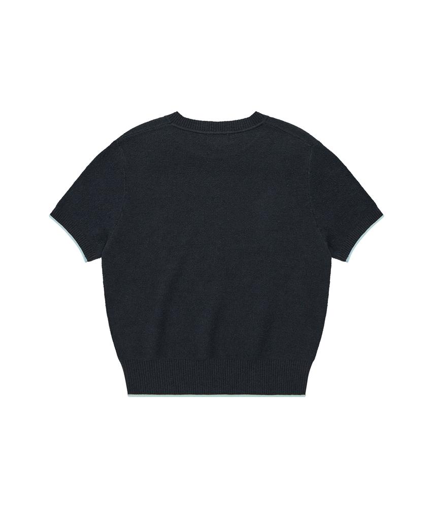 COVERNAT WOMAN Cooper Logo Half Knit Navy
