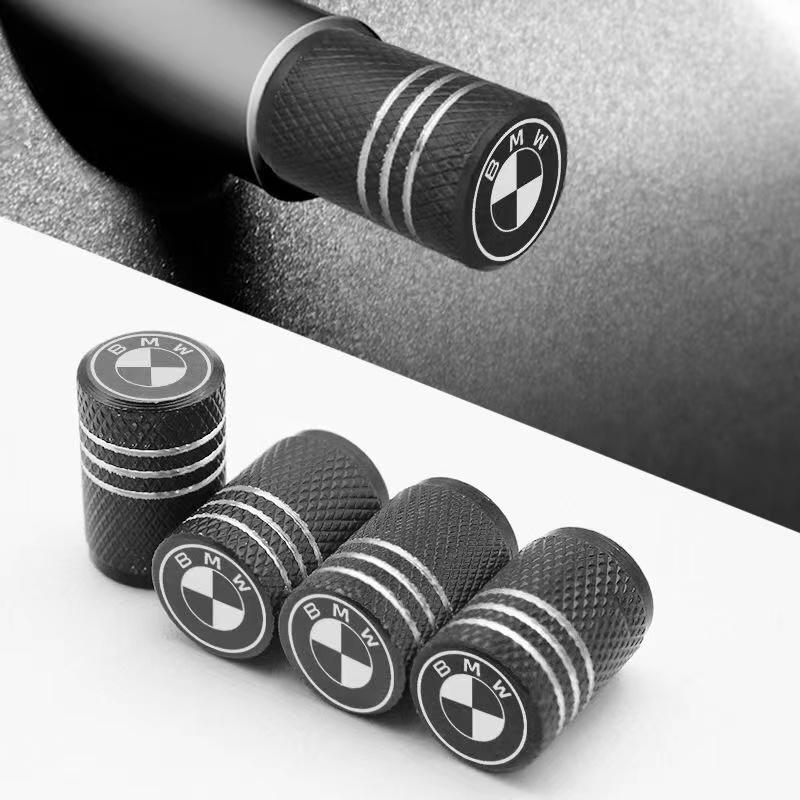 For BMW M E46 E90 E60 Car Sticker Laser Engraved Wheel Valve Caps Durable Anti-Dust No-Fall Off Tire Stem Cover Decoration For BMW X1 X3 X5 X6 X7 JGQM