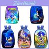 Детский рюкзак Sonic The Hedgehog 2 для школы, путешествий, красочный рисунок, дизайн унисекс