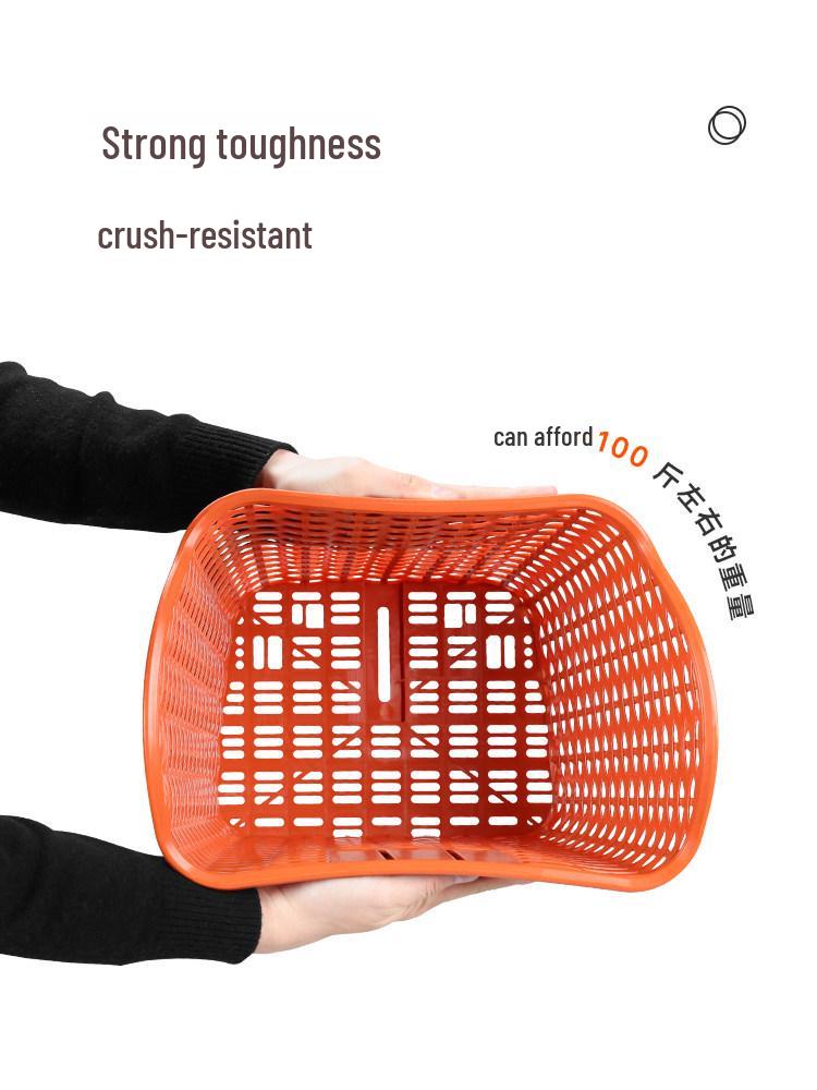 Универсальная синяя передняя велосипедная корзина для постоянного хранения