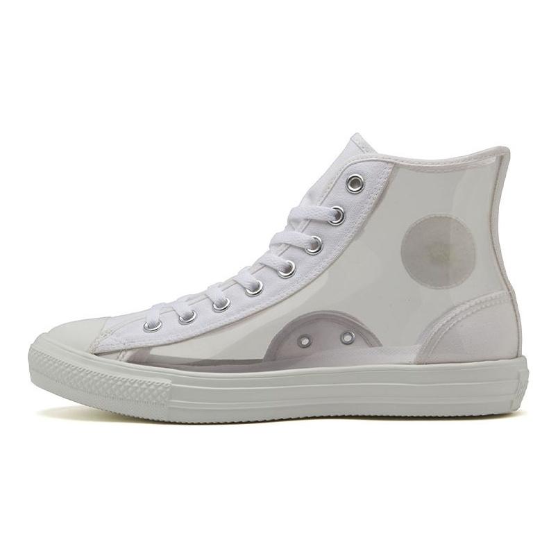 Converse Chuck Taylor All Star Light Прозрачный материал Высокие парусиновые кеды Унисекс Кеды Белый Прозрачный 31302940