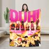 P1harmony ДУХ Теплое одеяло Дорожные плюшевые постельные принадлежности Пледы Уличный тренд Диван Кресло Фланелевое покрывало Чехол на диван-кровать