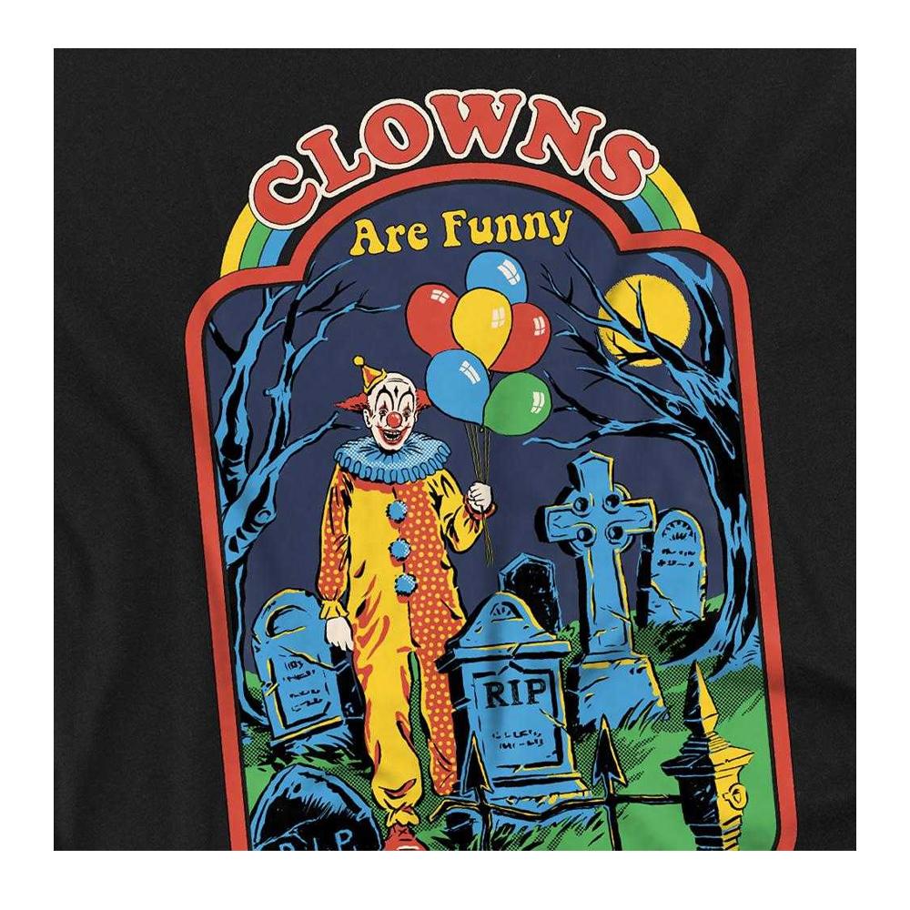 Steven Rhodes Unisex Adult Clowns Are Funny Long-Sleeved T-Shirt