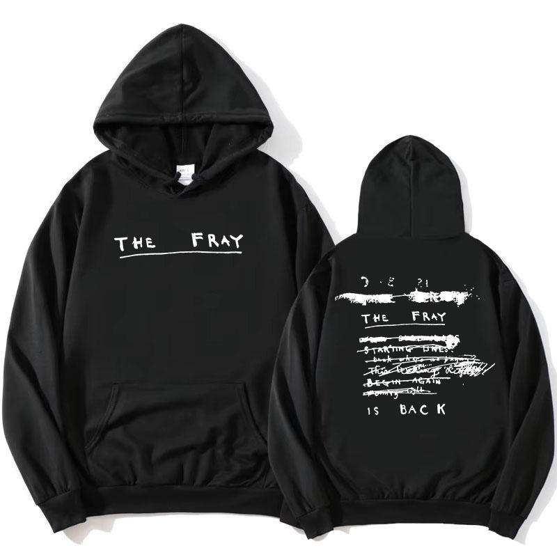 The Fray Is Back Hoodies Fleece Long Sleeve Casual Female Hooded Sweatshirt Unisex Streetwear Heavy Mental Women Hoody