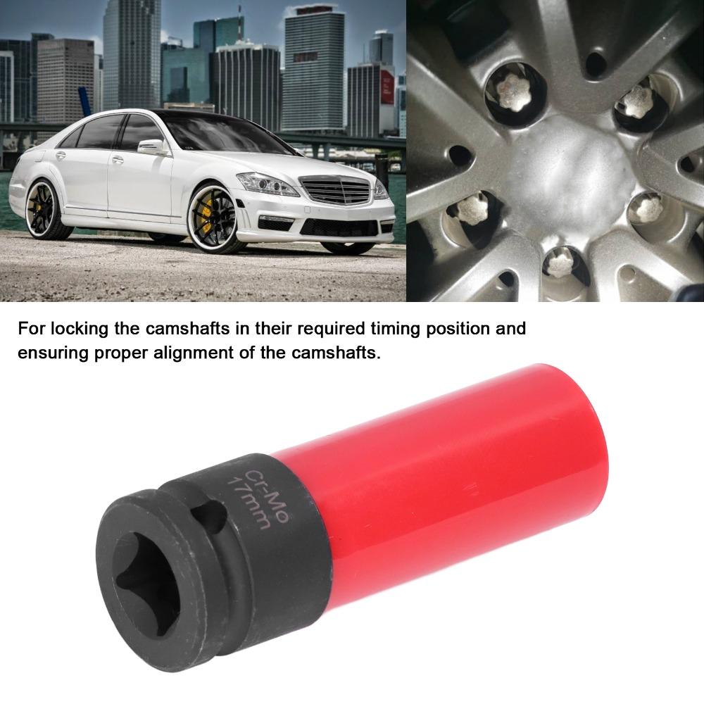 1/2 Inch Drive Wheel Lug Nut Sleeve 17mm Size Anti Theft Socket  Tire Maintenance Technicians
