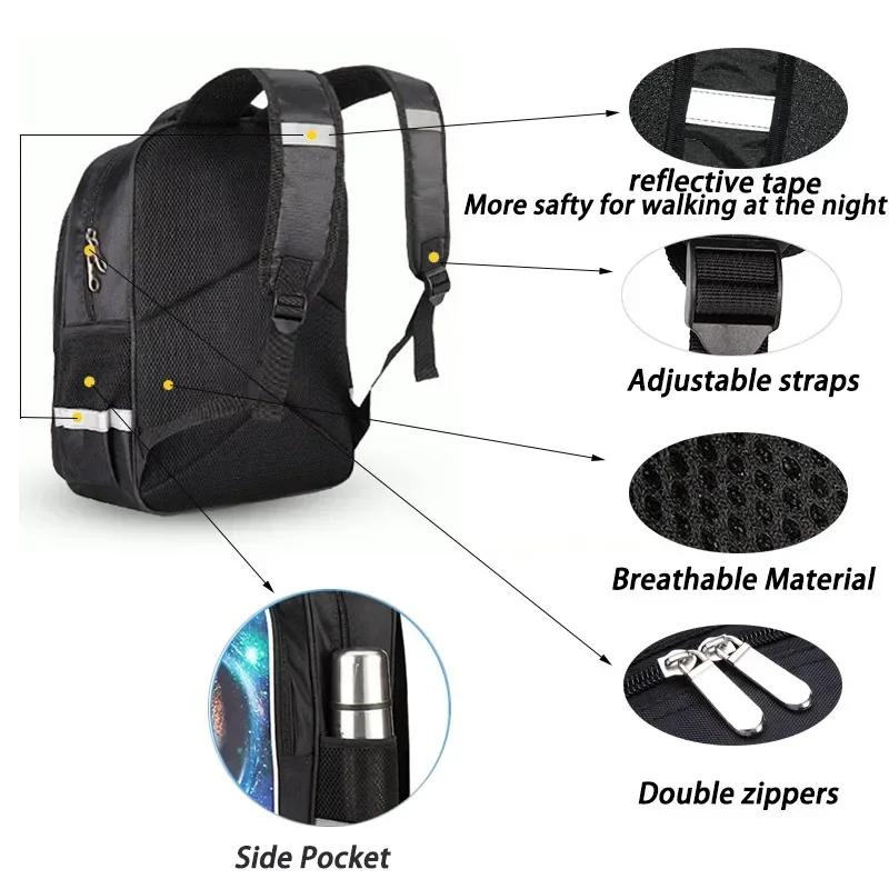 Cartoon School Bags For Boys Girl,16In School Backpack With Double Zipper Pocket,K-Ppop Kids Bags For Pupil Students, Best Gift