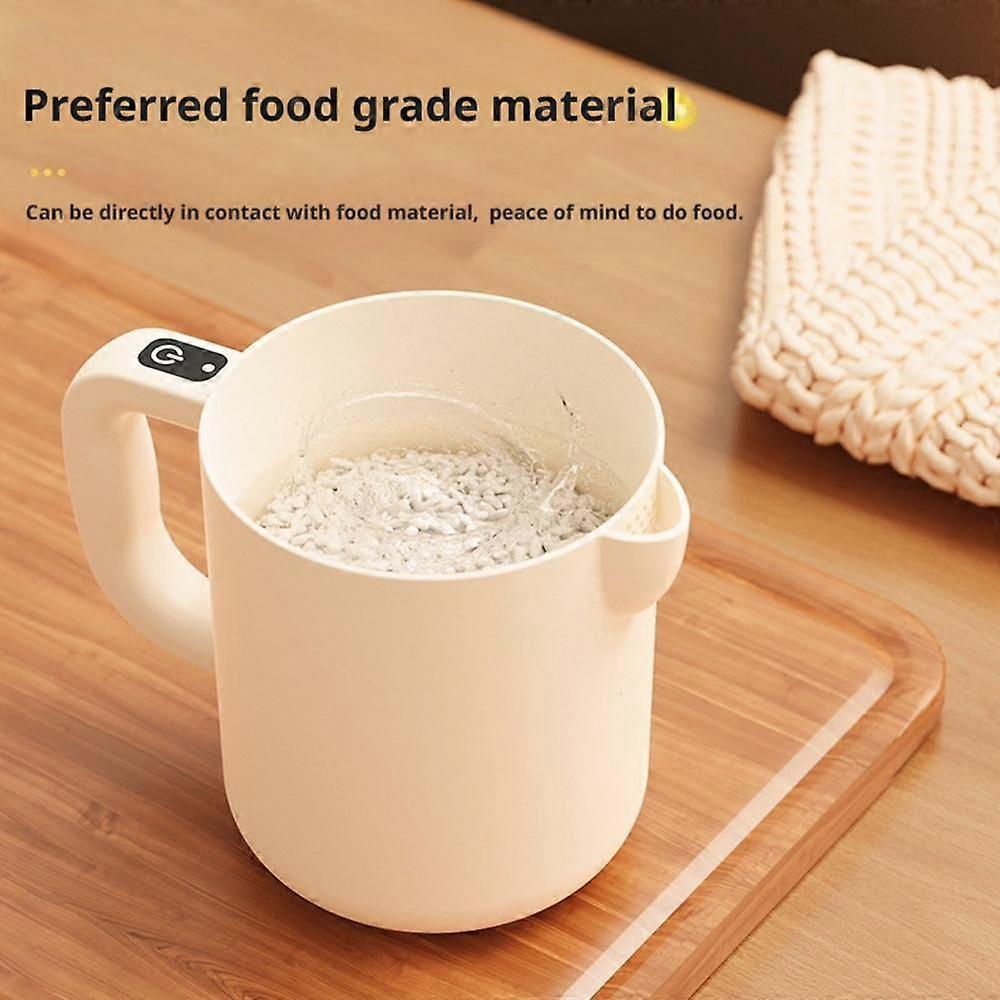Electric Mixer Rice Washing Bowl Electric Beater Mixing Bowl 1 L Rechargeable Rice Washer Machine Beater Electric Egg Filter,Electric Electric mini B