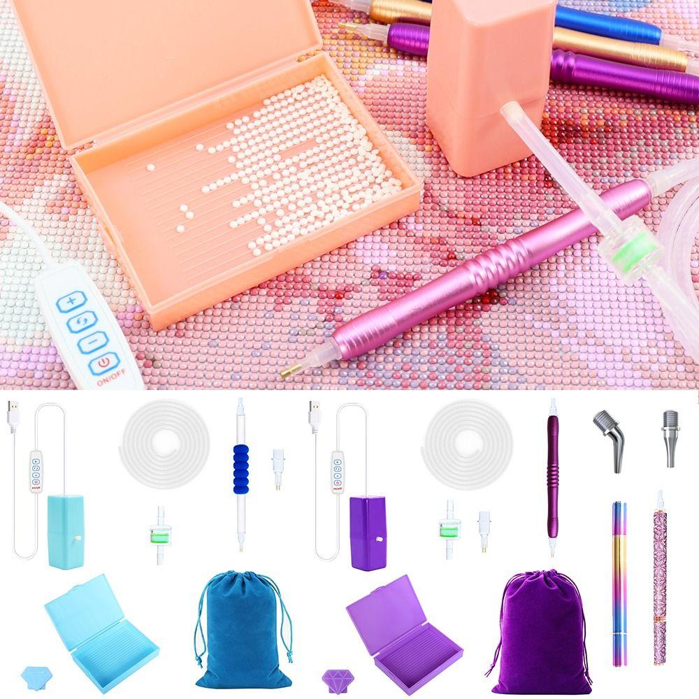 Electric Vacuum Diamond Painting Pen Kits USB Powered Diamond Painting Suction Device for 5D Diamond Painting Tool