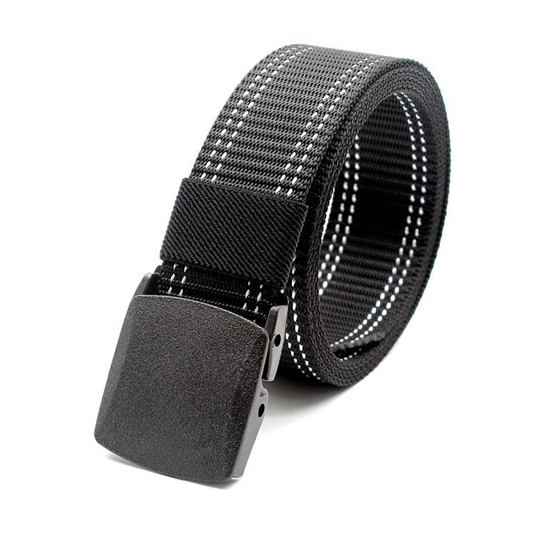 Нейлоновый тактический ремень, мужской неметаллический спортивный ремень для занятий спортом на открытом воздухе, студенческий военный тренировочный холст