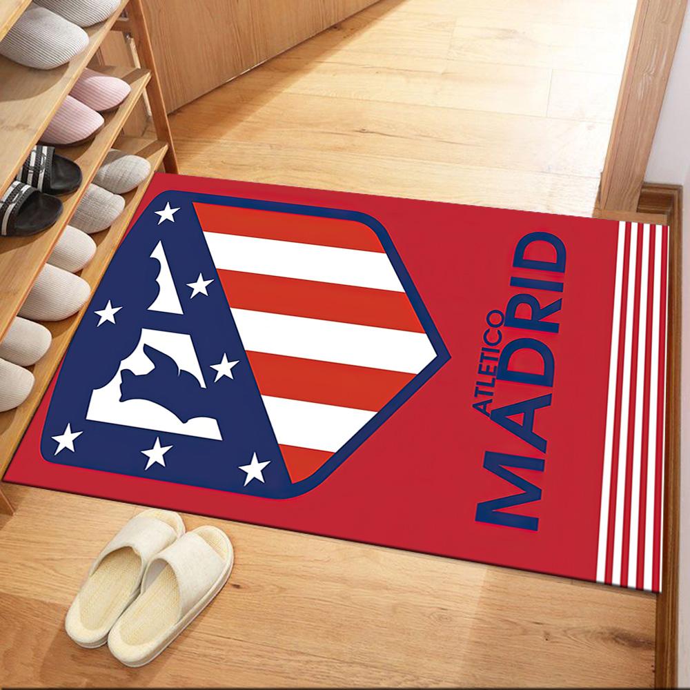 Atletico Madrid Floor Mat Suitable For Foyer Decorate Room Dining Room Hallway Antislip Rug Office Home Decor Gift For Festivals