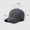 Autumn Winter Warm Cotton Cap Men's Windproof Coldproof Ear Protection Woolen Baseball Cap Outdoor Sports Cap