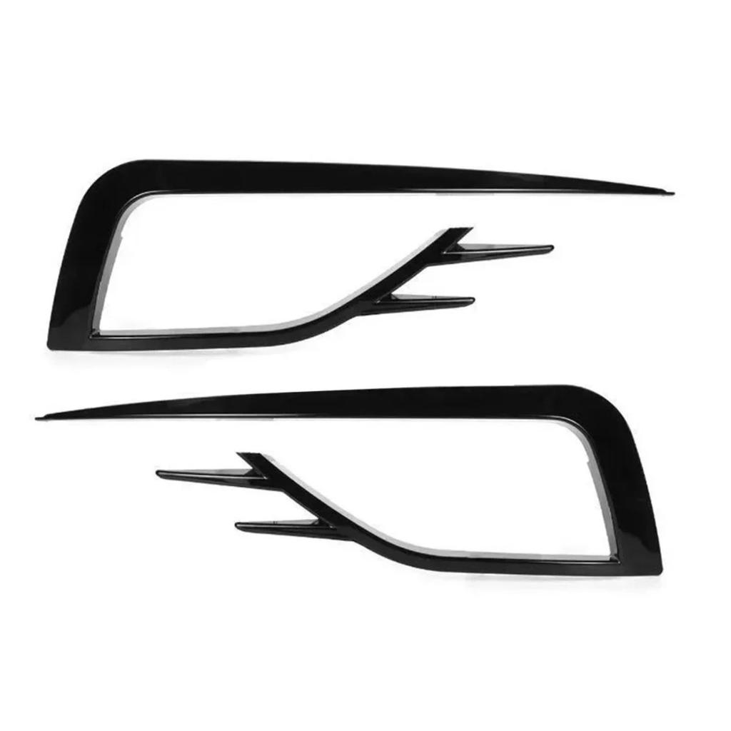 Car Front Fog Light Lamp Cover Bumper Grille Decorative Trim Sticker Tuning For VW Golf 7.5 Golf MK7.5 2017 2018 2019 Body Kits