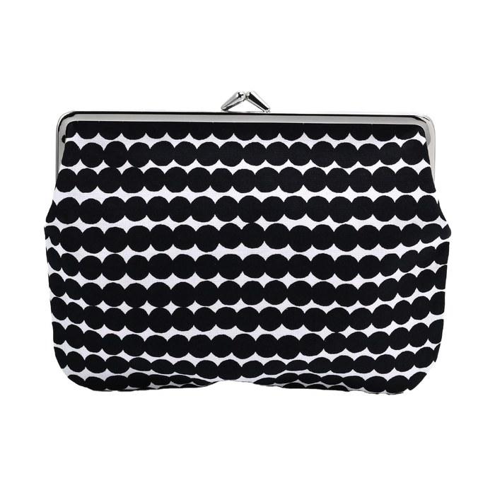 Marimekko Pouch Priokos Kukkaro Lasi Matto Black 47829 047829 190