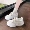 Women's Shoes Platform White Shoes Women's New Models In 2025 Summer Popular Breathable Net Shoes Student Versatile Sports Board Shoes