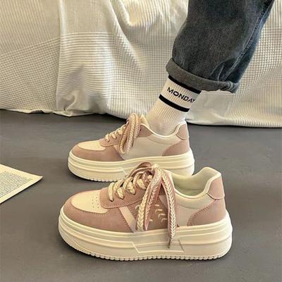 Женская обувь 2025 новая обувь лето ins тренд нишевая обувь на платформе повседневная обувь с пшеничным колосом белая обувь 2025 прямые продажи