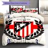 Atleti Bedding Quilt Set Quilt Cover Pillowcase Home Decoration Birthday Gift (1 * duvet cover + 2 * pillowcase, without core)