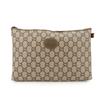 Used Business Bag GG Plus Beige Clutch Bag