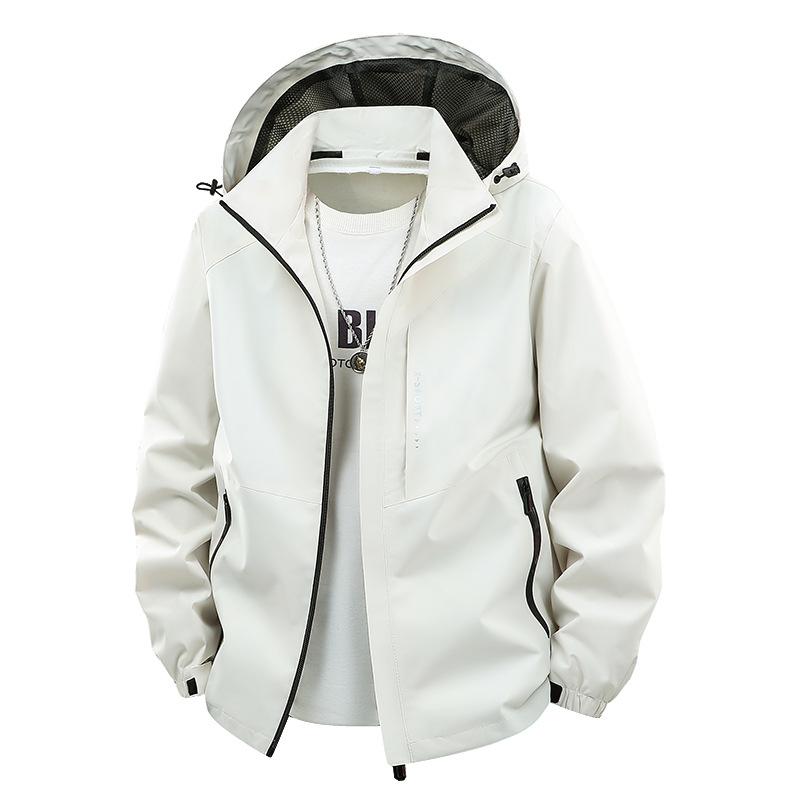 Men's Loose and Fattening Mountaineering Jacket In Spring and Autumn