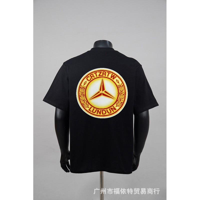 Corteiz Alcatraz Vintage Print T-Shirt Men Women Streetwear Loose Fit Short Sleeve Tee