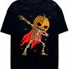 Halloween T-shirt Encore Red Funny Pumpkin Valley Ghost Wizard Skeleton Horror Short Sleeve Christmas