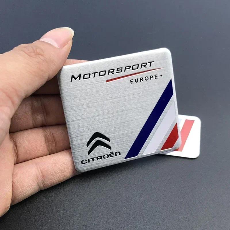 Metal Shield Styling Emblem Decal Car Sticker Rear Trunk lid For Citroen C3 C4 C5 Berlingo Saxo C4l Xsara Picass Accessories