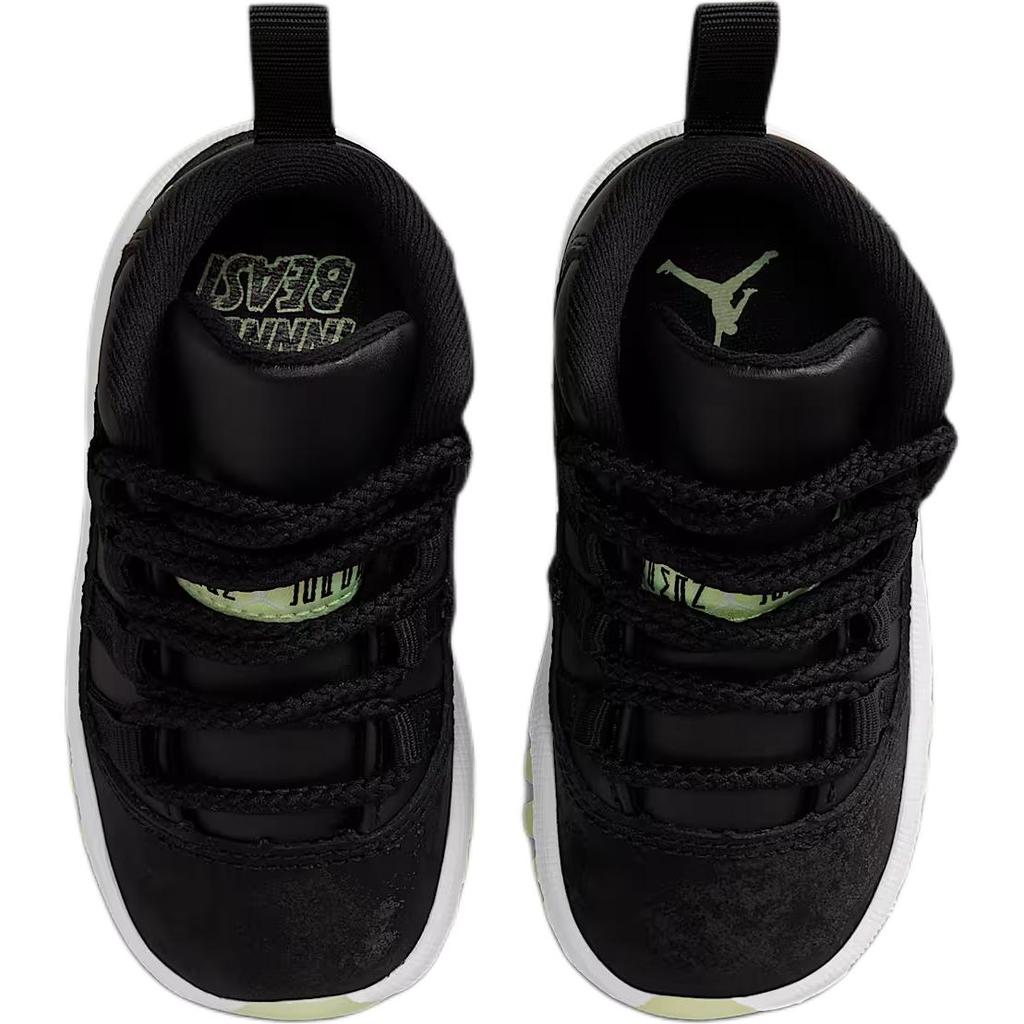 Air Jordan 11 Retro Toddler Black Barely Volt Dark Raisin White IB1380-001