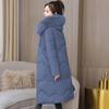 Down Cotton Padded Jacket Women's Loose Cotton-padded Jacket In The Long Section Was Thin Padded Jacket Plus Fat Large Size Coat
