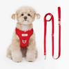 Pet Pet Pet Dog Harness + Leash Set, Red