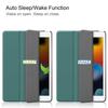 Трехскладная подставка-чехол для планшета для iPad 10.2 (2021)/(2020)/(2019) Защитный смарт-чехол из искусственной кожи с функцией автоматического сна/пробуждения