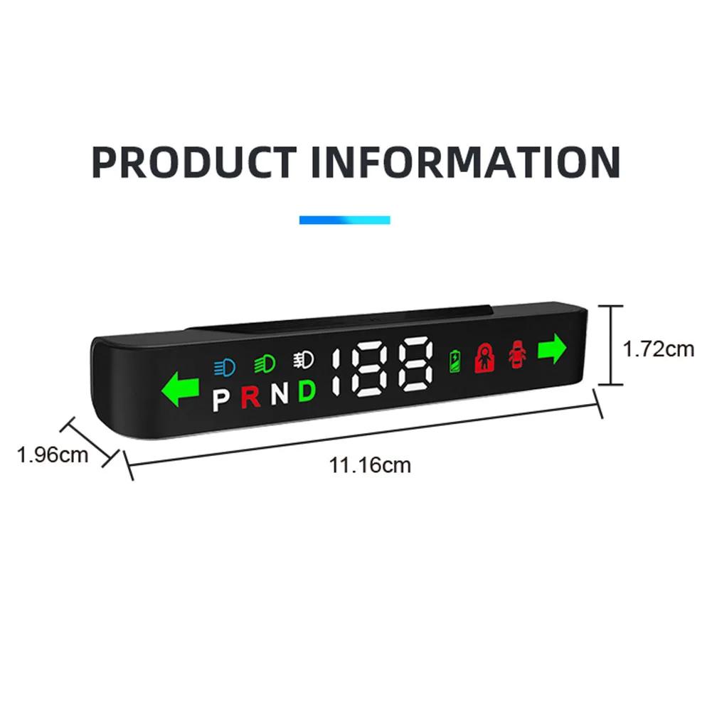 Для Tesla Model 3 Y 2016-2024 Head Up Car HUD Dashboard Electronics Speed Display Speed Display Professional High Quality