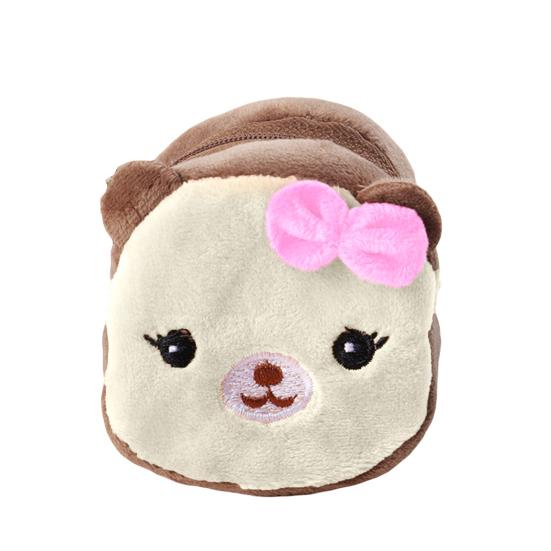 Cute Plush Panda Animal Small Coin Purse Zipper Money Wallet Kids Birthday Gift KTB