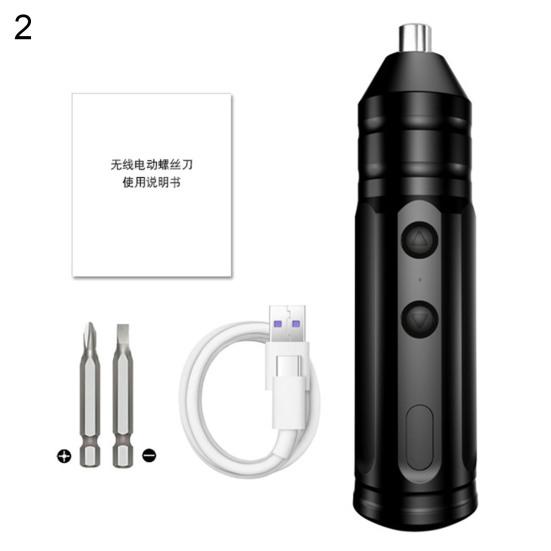 Набор электрических отверток с одним ключом, долговечный двигатель, высокоэффективная беспроводная отвертка с USB-аккумулятором, бытовая техника