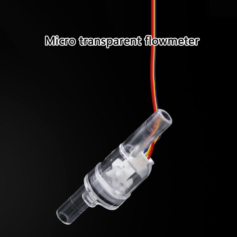 Versatile Small  Water Flows Meter ABS Fluid Flows Meter with Hall Sensoring Perfect for Industrial Equipment Maintenance