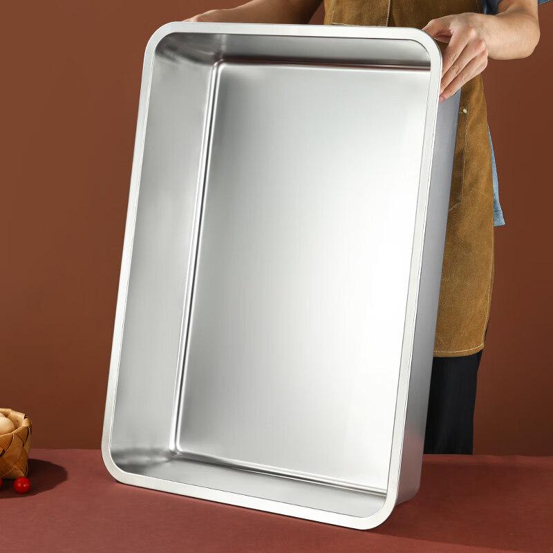 Yode Нержавеющая сталь 304 Экстра-большая квадратная раковина с крышкой и ручками