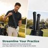 PU Alignment Rod Sleeve Slim Fit Golf Training Sleeve Directional Stick Holder  Golf Course