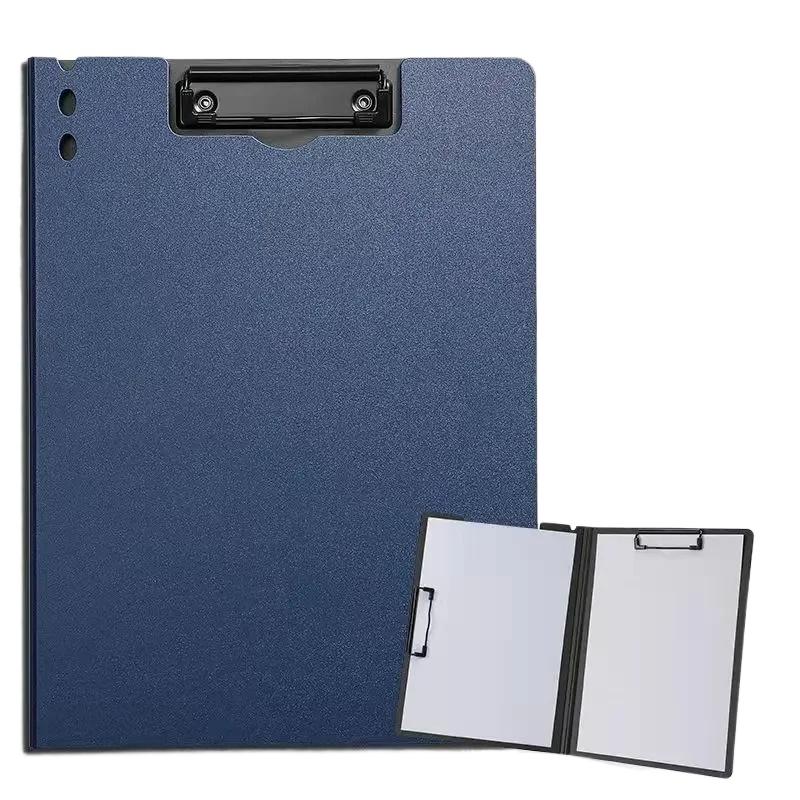 1pc A4 File Folders, Documents Organizer, Clipboard With Cover, Paper Folder For Business & School, Stationery & Office Supplies