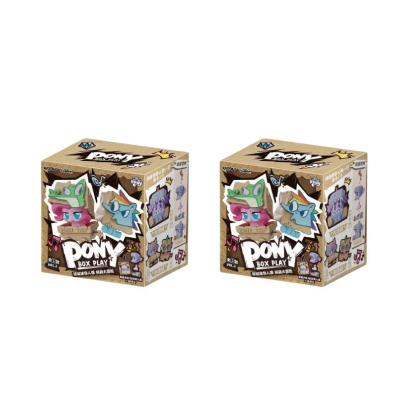 Новый My Little Pony Коробка-приключение для путешествий VOL.2 Мини-фигурка Настольное украшение Модель Игрушка Подарок на день рождения