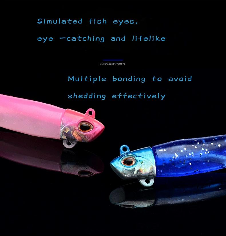 LUTAC Factory Price 92MM/16G Jigging Lure with Origin Hook Soft Lure Fishing Accessories