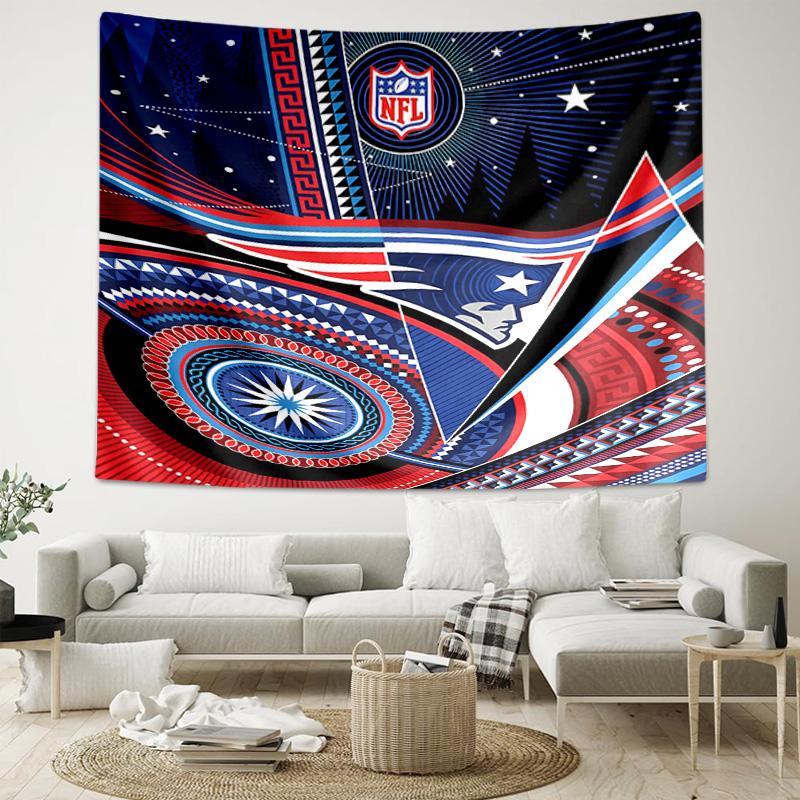 1pc Patriot Logo Tapestry, Living Room, Bedroom, Office, Party Decor, Ideal Festive Gift