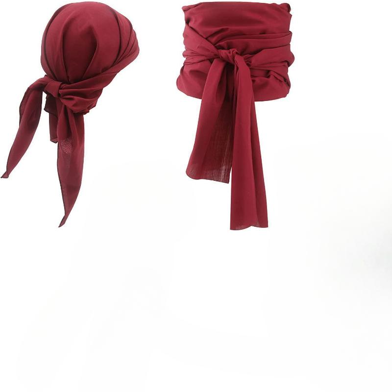 2 шт. Хэллоуинский головной платок и пояс аксессуары для одежды Пиратский костюм Средневековый мужской женский Исторический Викинг Косплей Вечеринка