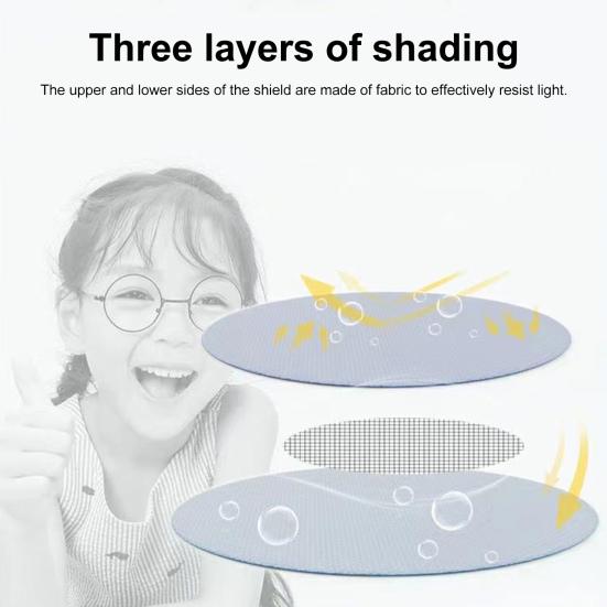 Повязки на глаза для детей, гибкий дизайн, удобные защитные покрытия для глаз, универсальный уход за одним глазом, приятная для кожи защита глаз для детей