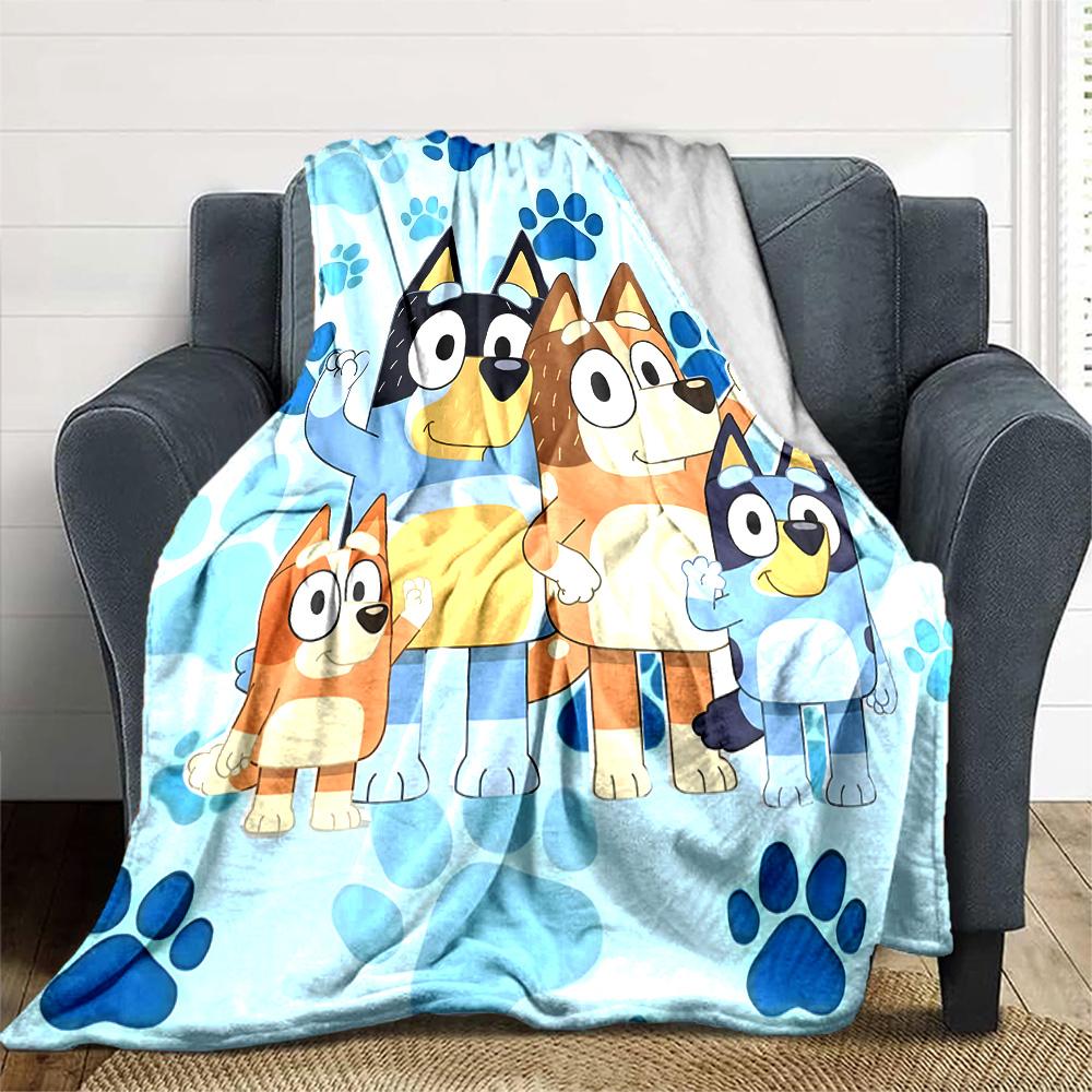 1pc B-Blucy Blanket, Gift, for Men and Women, Soft Blanket, Good for Sofa Bed Couch Travel, Lightweight Flannel Blanket