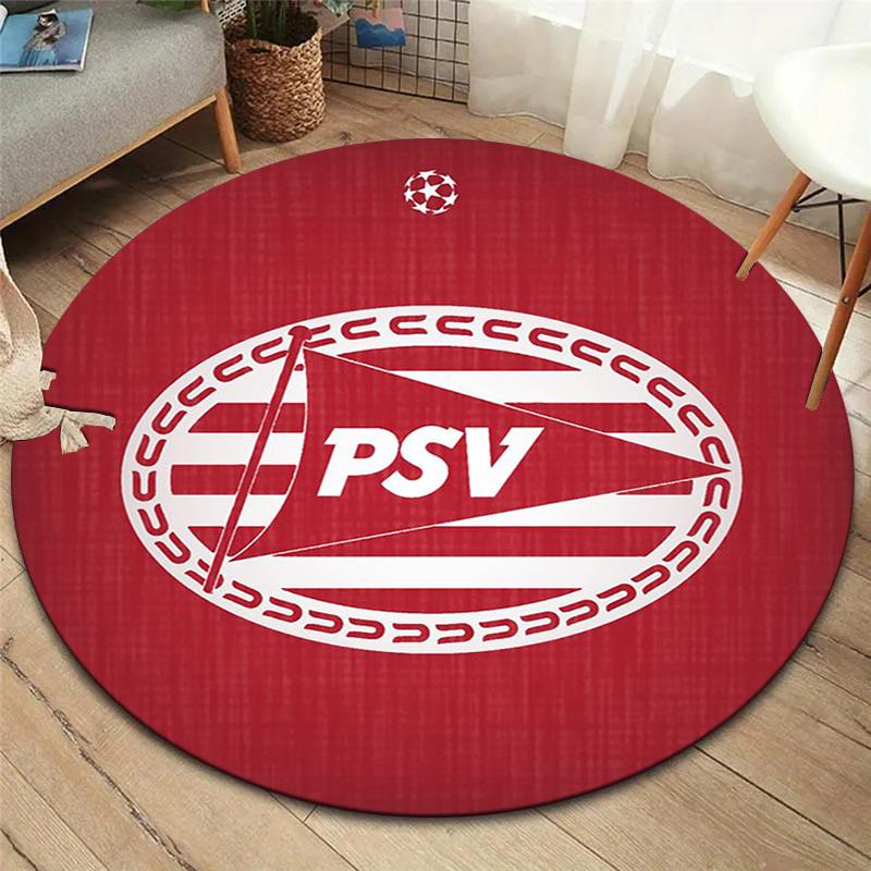 Круглый ковер Philips Sport Vereniging, Ковер для гостиной, спальни, дивана, игровой комнаты, Нескользящий коврик для пола