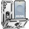 Protective Case - BOOLING - for Samsung Galaxy S25 Plus - Rigid - Silver - Shockproof