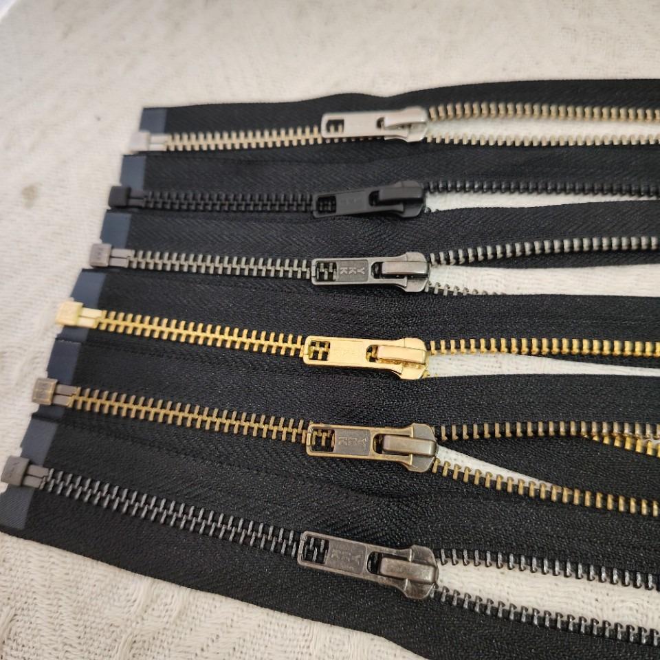 YKK Genuine No. 5 Metal Open-End Zipper for Jackets – Multiple Color Options