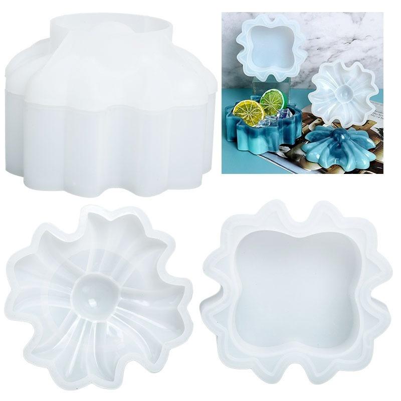 Crow Heart Storage Box Silicone Mold DIY Epoxy Mold Candle Cup Silicon Molds for Resin Art