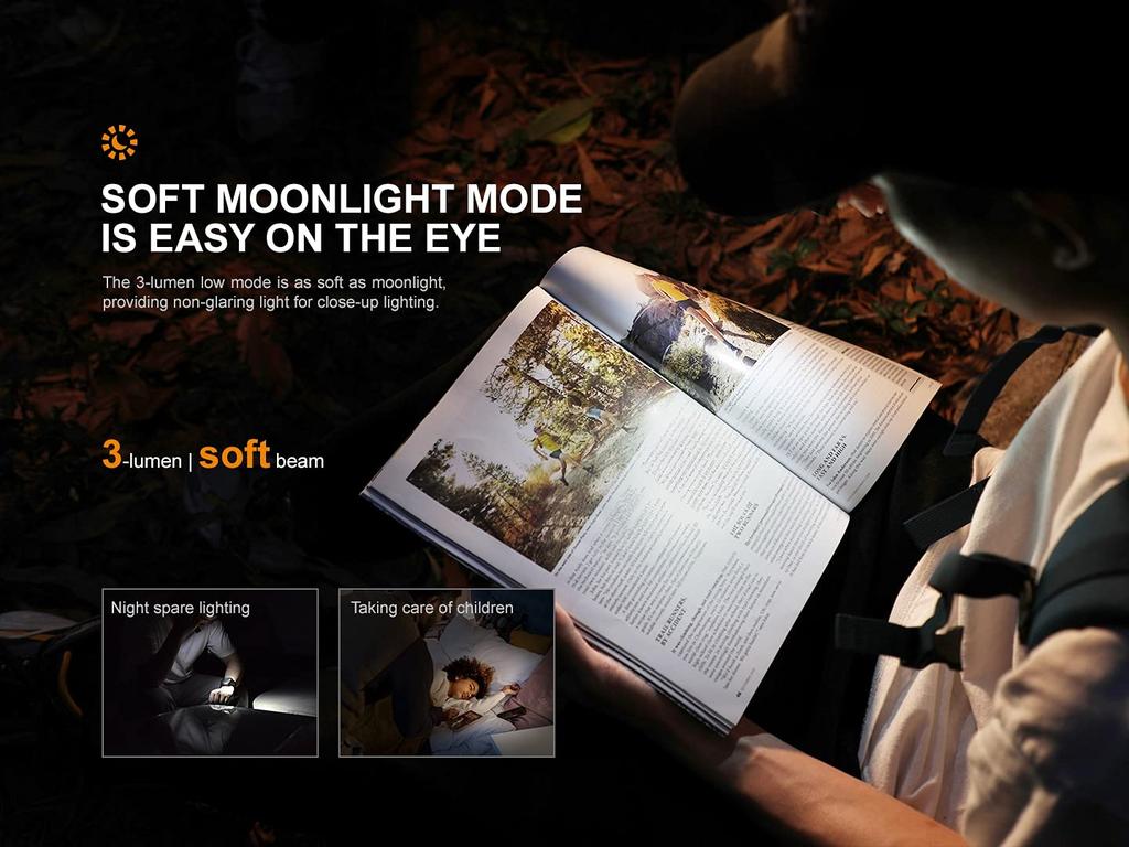 FENIX Light Black 8cm Flashlight SST20 LED Maximum Brightness 600 Lumens Rechargeable E09R