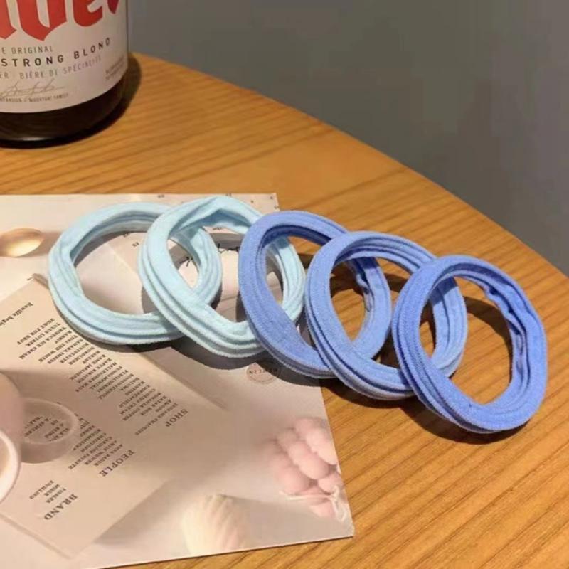 5 шт. 5 см Разноцветные Толстые Резинки для Волос Флуоресцентного Цвета Эластичные Резинки для Девочек Головные Уборы Скранчи Держатель Аксессуары для Волос Подарок