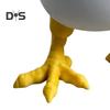 Фарфоровый держатель в виде куриной лапки, 3D-печатная белая статуэтка в виде куриных лапок, скульптура для домашнего офиса, книжной полки, украшения для рабочего стола, орнамент